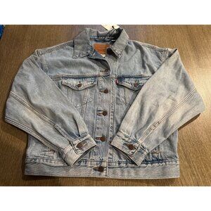 Levi's Women's 90's Trucker Jacket Light Wash XS NWT MSRP $90